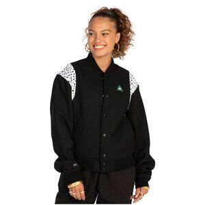 Melody Ehsani Black Power Purpose Varsity Jacket Women's Size 3XL
